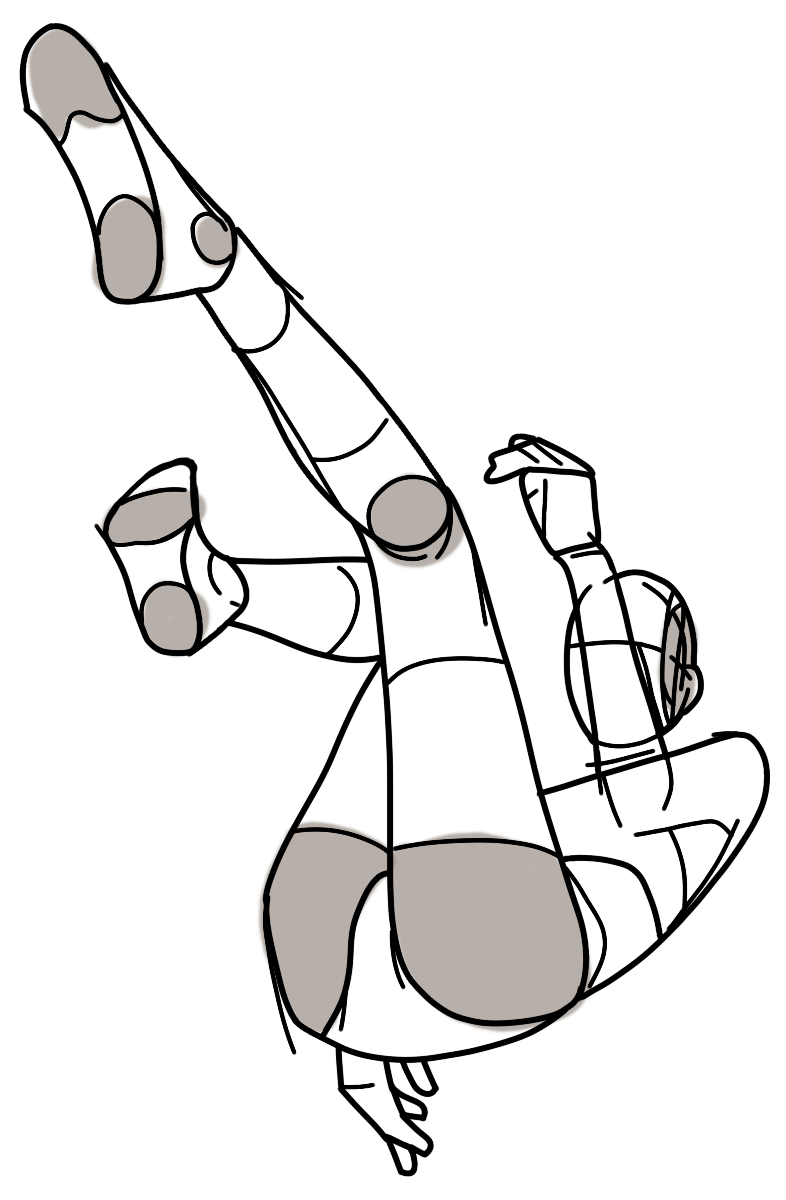 Wireframe of a girl